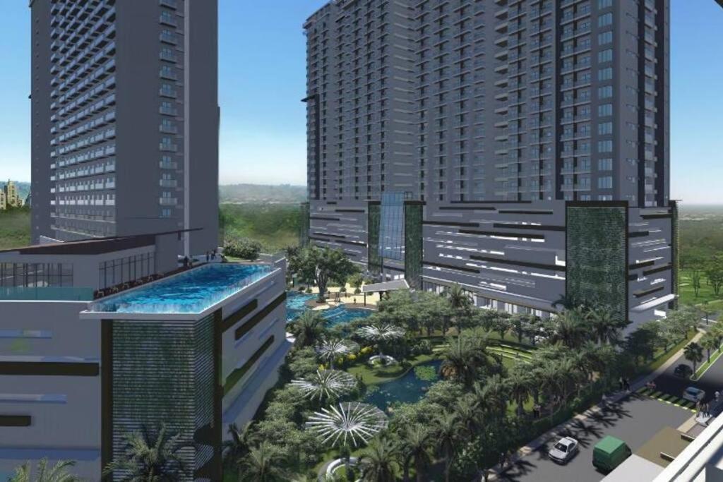 Condo Near Ayala Cebu City W Wifi Balcony Exterior foto