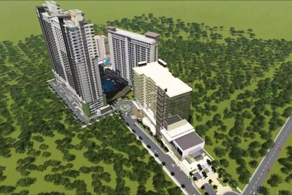 Condo Near Ayala Cebu City W Wifi Balcony Exterior foto